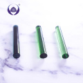 Excellent Material 3mm green function unbreakable hollow borosilicate glass rod for lampwork